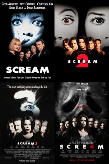 SCREAM 1 - 4 - สครีม หวีดสุดขีด ภาค 1 - 4