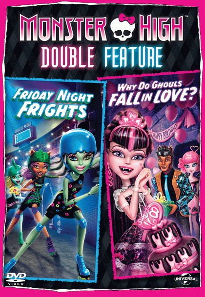 Monster High Double Feature: Friday Night Frights & Why Do Ghouls Fall In Love มอนสเตอร์ไฮ รวม 2 ตอนสุดแซบ: ศึกศุกร์ซิ่งสองเท้า & ปิ๊งหัวใจยัยปีศาจ