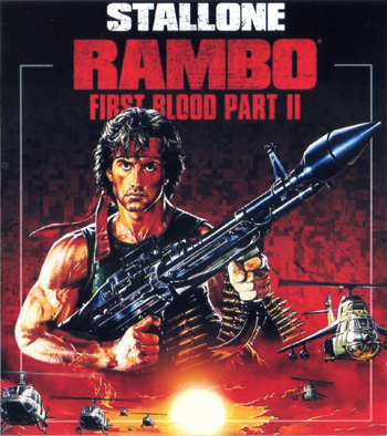 4K - Rambo First Blood II (1985) แรมโบ้ นักรบเดนตาย 2 - แผ่นหนัง 4K UHD