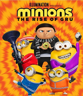 4K - Minions 2: The Rise of Gru (2022) : มินเนี่ยน 2 เมื่อมินเนี่ยนเจอกรู - แผ่นหนัง 4K UHD