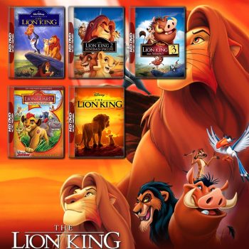 The Lion King 4 ภาค DVD Master พากย์ไทย