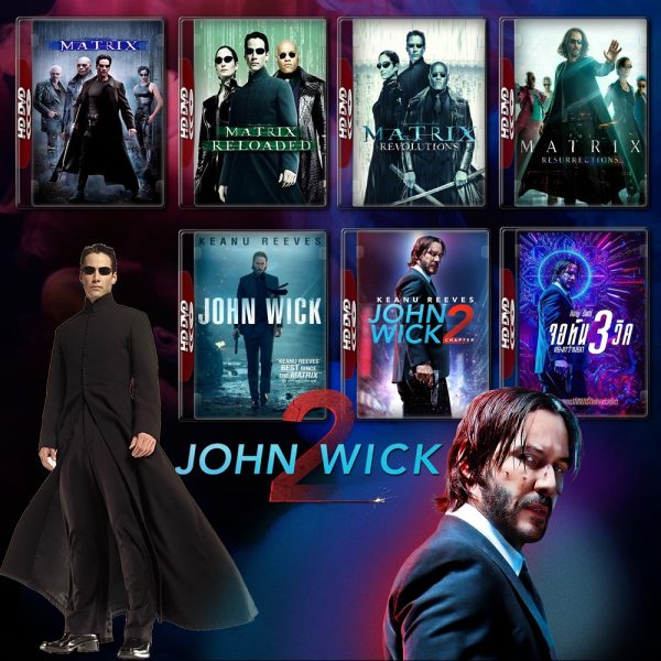 John Wick ภาค 1-3 DVD Master พากย์ไทย