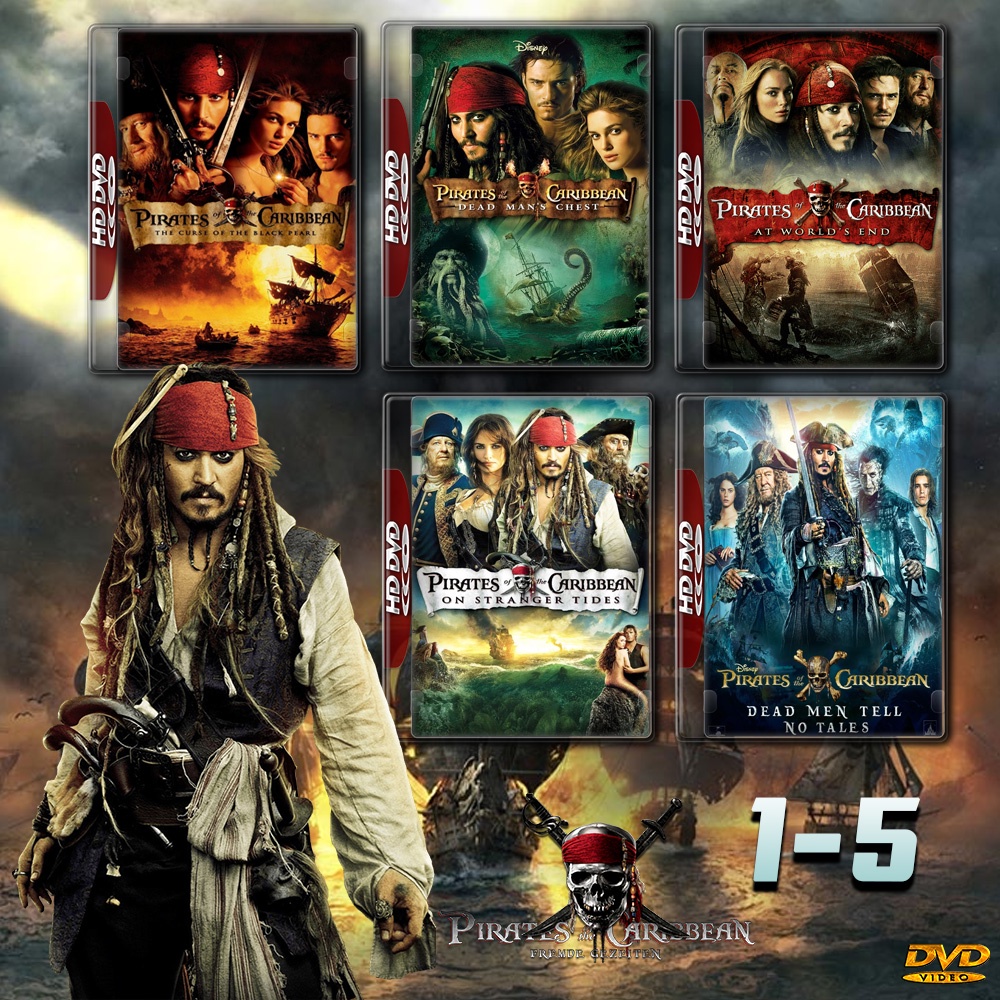 Pirates of the Caribbean ครบ 5 ภาค 4K Master พากย์ไทย