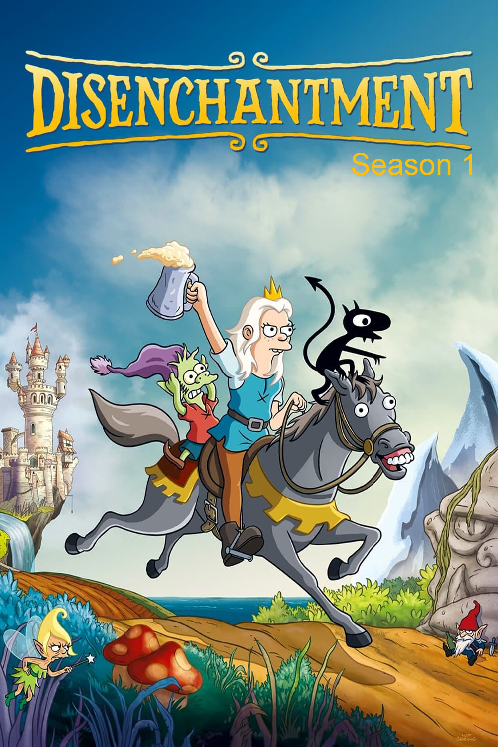 Disenchantment Season 1 ดิสเอนแชนท์เมนต์ เอลฟ์แสบกับเจ้าหญิงสำมะเล (2018) 10 ตอน