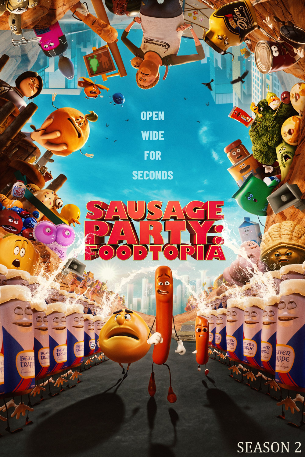 Sausage Party: Foodtopia Season 2 (2025) ปาร์ตี้ไส้กรอก ฟู้ดโทเปีย ปี 2 {8 ตอน}