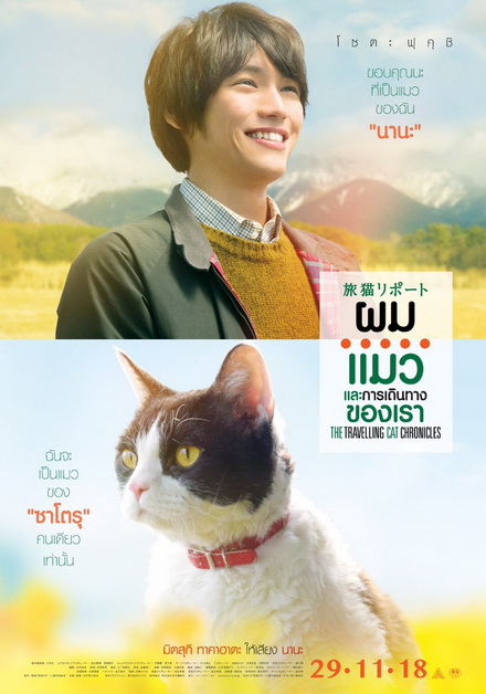 ผม แมว และการเดินทางของเรา  The Travelling Cat Chronicles