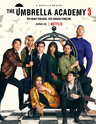 The Umbrella Academy Season 3 (2022) ดิ อัมเบรลลา อคาเดมี่ ซีซั่น 3 (10 ตอนจบ)