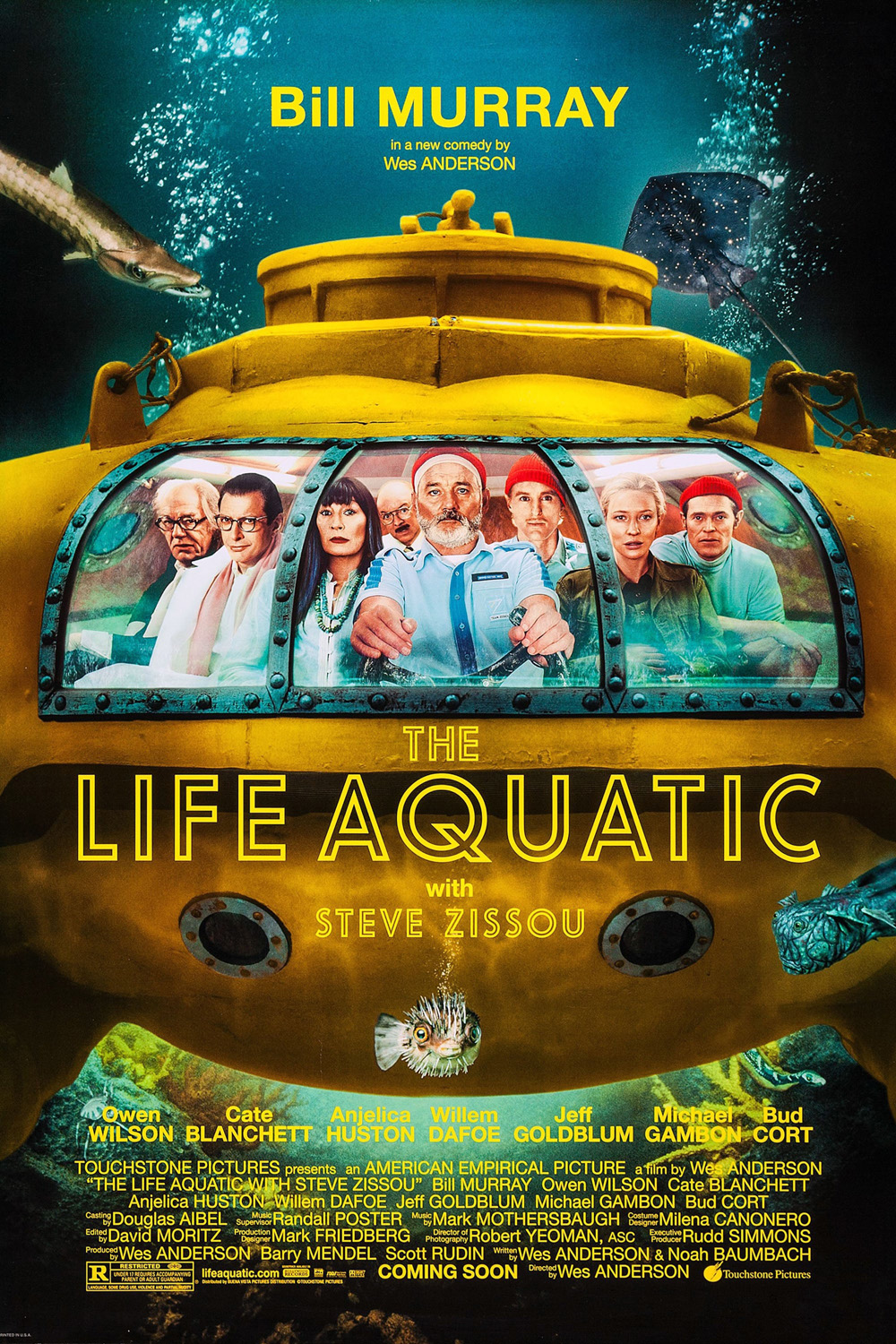 The Life Aquatic with Steve Zissou (2004) กัปตันบวมส์ กับทีมป่วนสมุทร