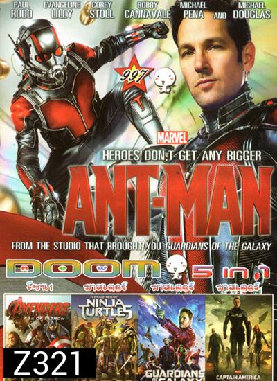 Ant Man มนุษย์มดมหากาฬ , Avengers Age of Ultron , Teenage Mutant Ninja Turtles เต่านินจา , Guardians of the Galaxy รวมพันธุ์นักสู้พิทักษ์จักรวาล , CAPTAIN AMERICA THE WINTER SOLDIER VOL.997