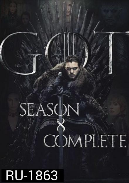 Game Of Thrones Season 8 the Complete Season มหาศึกชิงบัลลังก์ ปี 8 ( 6 ตอนจบ )