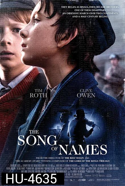 The Song of Names (2019) บทเพลงผู้สาบสูญ