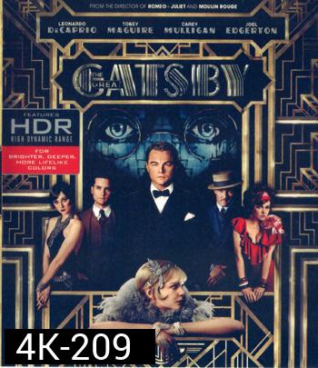 4K - The Great Gatsby (2013) เดอะ เกรท แกตสบี้ รักเธอสุดที่รัก - แผ่นหนัง 4K UHD