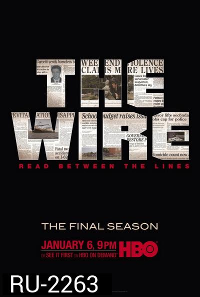 The Wire Season 5 : ดับอิทธิพลเถื่อน ปี 5 FINAL SEASON