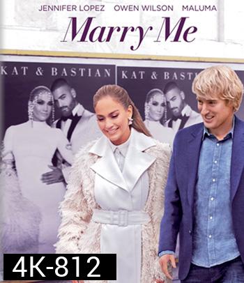 4K -Marry Me (2022) ไปแฟนมีต แต่พีคได้แต่งงาน - แผ่นหนัง 4K UHD
